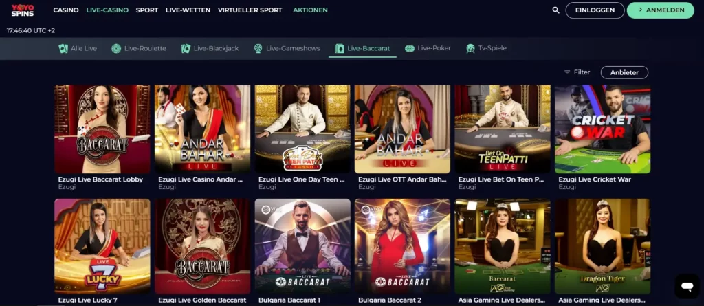 Live Baccarat