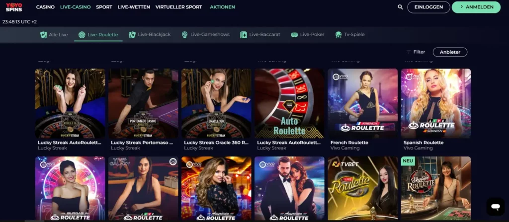 Europäisches Roulette